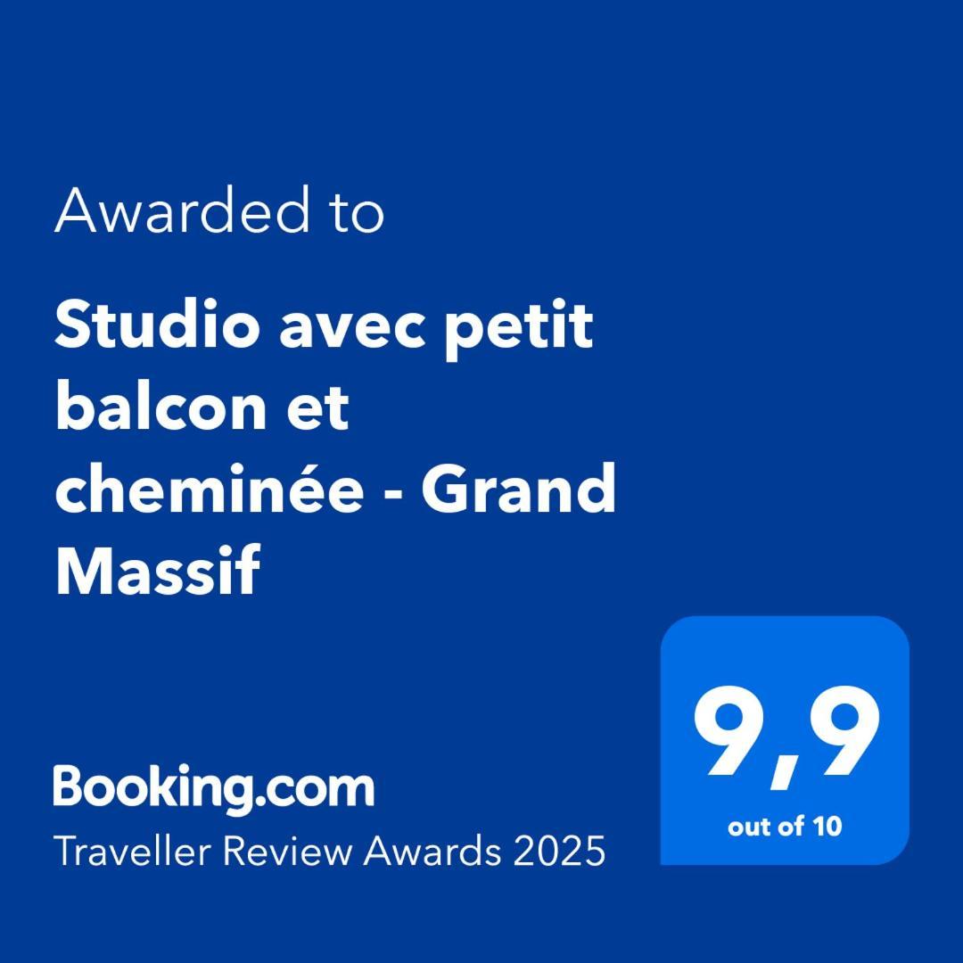 Studio Avec Petit Balcon Et Cheminee - Grand Massif Les Carroz d'Araches Zewnętrze zdjęcie
